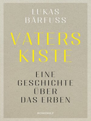 cover image of Vaters Kiste